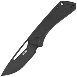 Kubey Knife Thalia Black G10, Blackwashed 14C28N (KU331S)