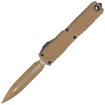 Nóż automatyczny OTF Microtech Ultratech Gen III ZBP D/E Cerakote Burnt Bronze Aluminium, Cerakote Burnt Bronze M390MK by Tony Marfione (1122-1UB-C19Z4)