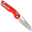 Microtech MSI S/E Knife Red Slab Side Aluminum, Stonewashed M390MK by Tony Marfione (210-10RD)