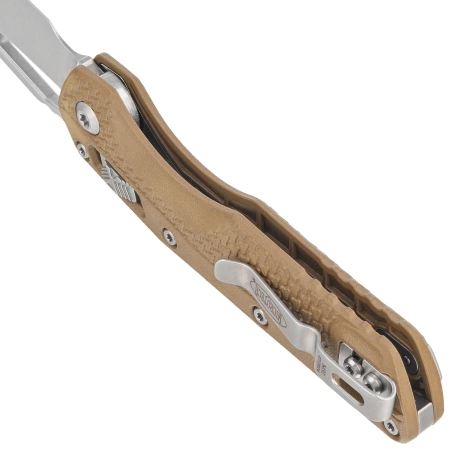 Microtech MSI S/E Knife Dark Earth Tri-Grip Polymer, Stonewashed M390MK by Tony Marfione (210T-10PMDE)