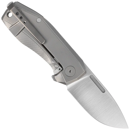 LionSteel Nano Knife Natural Canvas Micarta, Satin MagnaCut (NA01 CVN)