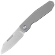 Remette Squirrel Knife Gray Titanium, Manual Fine Grinding Satin M390 (RTDP-G)
