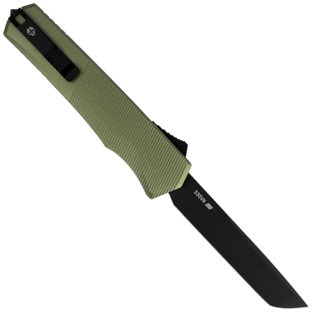 Nóż automatyczny OTF Tekto A5 Spry T/E OD Green Aluminium, Black CPM S35VN