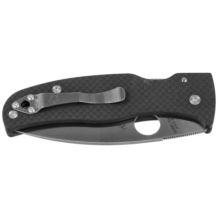Spyderco Bodacious Sprint Run Knife Carbon Fiber, Satin CPM S90V by Sal Glesser (C263CFP90V)