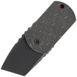 Rike Knife Venom Dark Gray Titanium, Battle-Worn DLC M390 by Six Fingers (RK-Venom-DG LE)