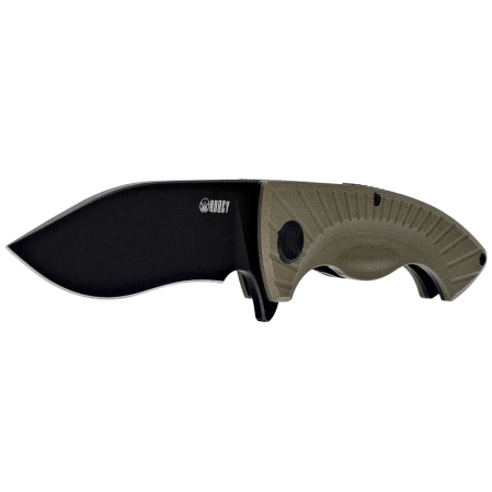 Kubey Timberwolf KU208J Knife Green G10, Blackwashed 14C28N