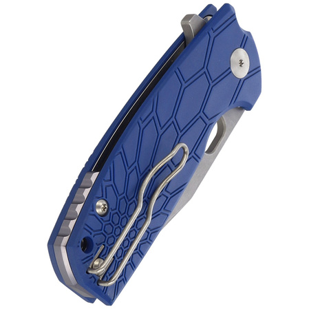 FOX Core Tanto Blue FRN, Acid Stone Washed N690Co by Jesper Voxnæs knife (FX-612 BLS)