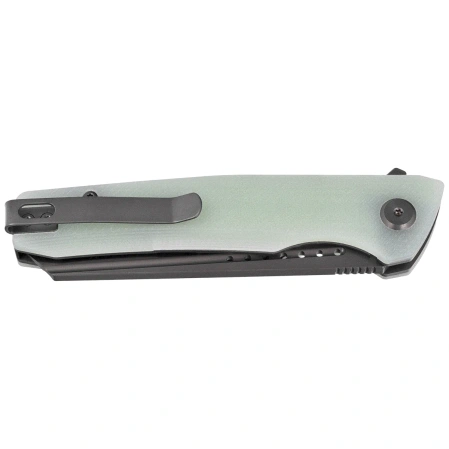 Bestech Slyther Knife Transparent G10, Grey Titanized/Satin 14C28N (BG51B-2)
