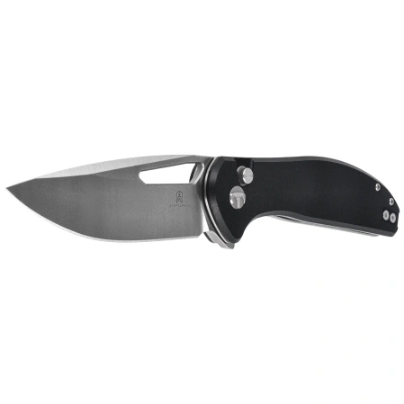 Nóż składany Bestechman Whalefin Black G10, Stonewashed / Satin D2 (BMK18A)