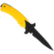 Nóż nurkowy MAC Torpedo 9 Yellow PP-TPE, Black Idroglider W 1.4060