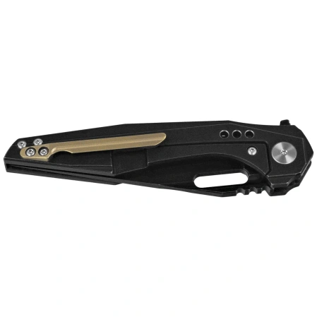 Bestech Malware Black Titanium/Carbon Fiber, Black Stonewashed CPM S35VN by Todd Knife and Tool (BT1902D)