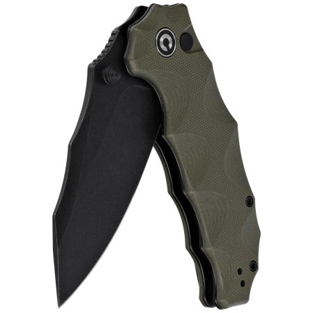 Civivi Natterjack Knife OD Green G10, Black Stonewashed 14C28N (C24028-1)