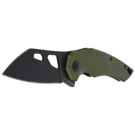 Nóż składany FoxEdge Atrax Green Aluminium, Black Stonewashed by Simonutti (FE-026 AOD)
