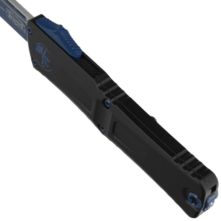 Nóż automatyczny OTF Microtech Combat Troodon Gen III S/E Black Aluminium, Navy Blue M390MK by Tony Marfione (1143-1NASK)