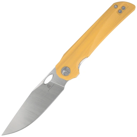 Bestechman Smuga Knife Yellow G10, Satin AEB-L by Kombou (BMK22B)