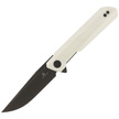Bestechman Dundee Knife White G10, Grey PVD D2 by Ostap Hel (BMK01I)