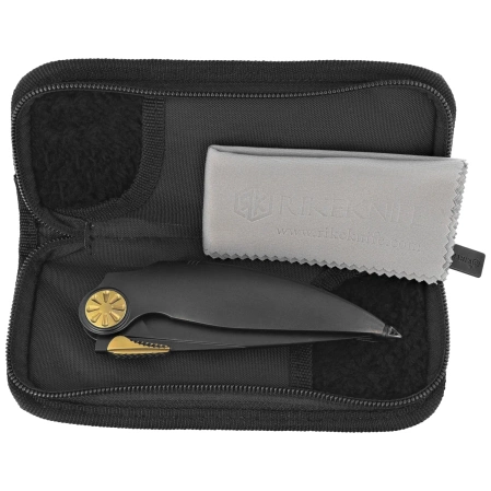 Nóż składany Rike Knife RK Predator-B Black DLC Titanium, Black DLC M390