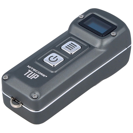 Latarka brelok NiteCore 1000lm, Li-ion Battery / 1200mAh Inteligent Keychain Light (TUP METALLIC GRAY)