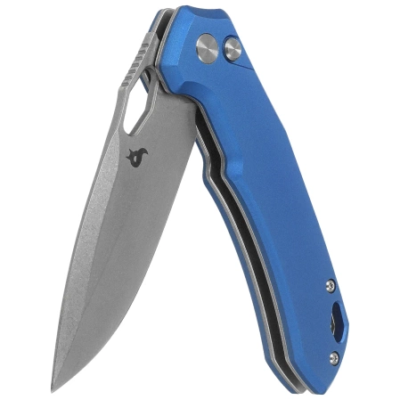 BlackFox Atros Knife Blue Aluminum, Stonewashed VG-10 (BF-770 BL)