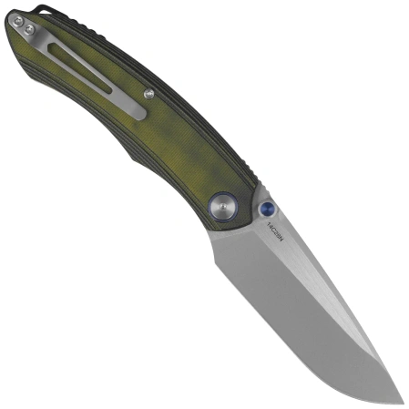 Nóż składany Remette Wild Species GC103 Green G10, Fine Hand Grinding 14C28N