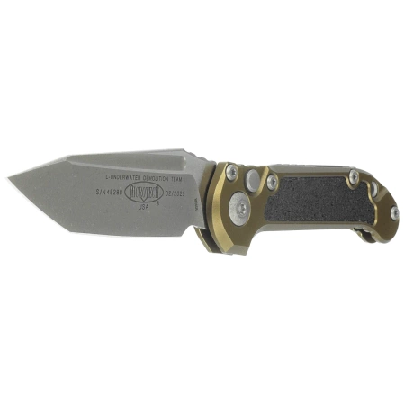 Microtech LUDT Gen III T/E OD Green Aluminum, Apocalyptic M390MK by Tony Marfione (1136-10APOD)