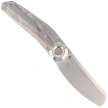 Nóż składany Reate VK-CLU Gray Crystalized Titanium, Hand Rubbed Satin Elmax by Vulpex Knives