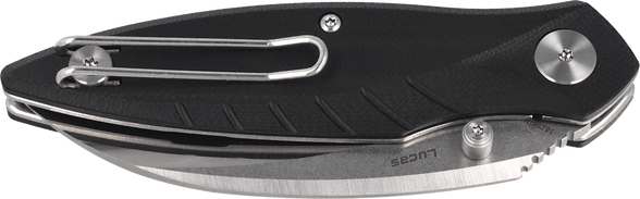 Nóż składany Bestech Mantidae Black G10, Satin/Stonewashed 14C28N by Lucas (BG60A)