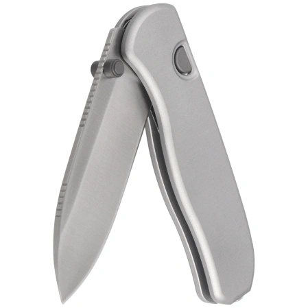 Kizer Drop Bear Zero Knife Light Gray Aluminum, Satin M390 by Azo (Ki3619BDA4)