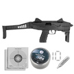 Airgun set 30: Voltran Ekol ES P95B Blow Back Black 4.5 mm Pistol, 1400 BBs, 10 CO₂ cartridges, 100 targets