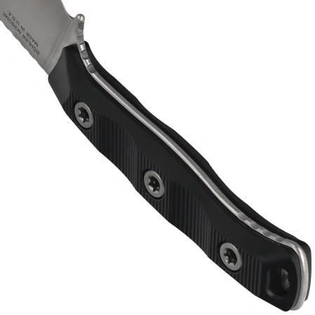 Microtech Akris S/E Knife Black G10, Stonewashed M390MK by Tony Marfione (95-10BK-6)