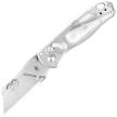 Nóż składany Kizer Uti Bear 1 White Acrylic, Bead Blasted SK5 / 50Cr15MoV by Azo (V3619JA5)