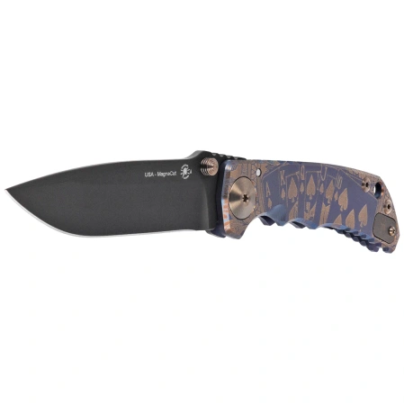 Nóż składany Spartan Blades Harsey Folder ''Royal Flush'' Titanium, Black PVD MagnaCut
