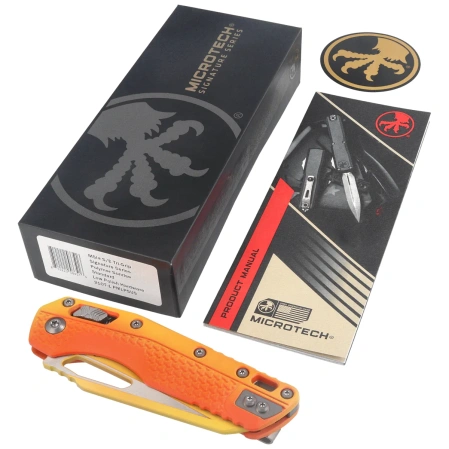 Nóż składany Microtech MSI S/E Sunrise Polymer, Low Polish M390MK by Tony Marfione (210T-1PMLPSUS)