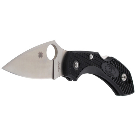 Spyderco DragonFly 2 Lightweight Black PlainEdge Knife (C28PBK2)