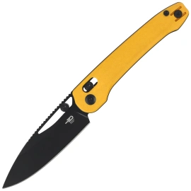 Nóż składany Bestech Cobber Yellow G10, Black PVD 14C28N by Happy As Larry (BG68E)