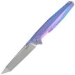 Rike Knife RK1707T-B Blue Titanium, Bead Blasted / Satin M390