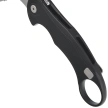 Nóż składany LionSteel L.E.One Mid Karambit Black Aluminium, Stonewashed M390 by Emerson Design (LE2 A BS)