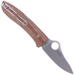 Spyderco SpyOpera Micarta Plain Knife (C255CMP)