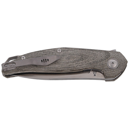 Nóż składany MKM Goccia Green Canvas Micarta, Satin M390 by Jens Ansø (MKGC-GC)
