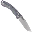 Nóż składany Microtech Amphibian Mini Ram-Lok S/E Marfione Select Nebula Green Slab Side Titanium, Purple Bksp, Stonewashed M390MK by Tony Marfione (137MRL-10MS17)