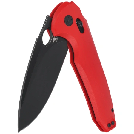 Bestech Noctar Knife Red G10, Black PVD 14C28N by Kombou (BG66G)