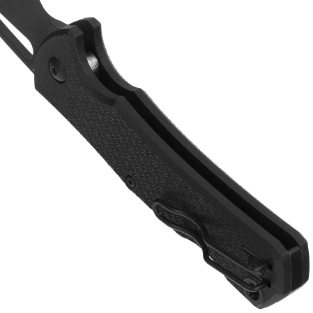 Nóż składany MKM Lov Black FRN, Black Top Shield N690 by Jesper Voxnæs (MK LV-PBK)