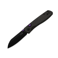 Nóż składany Kizer Renissance Black Micarta, Black PVD N690 by Caleb Waldman (V3698A1)