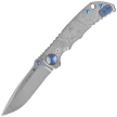 Spartan Blades Harsey Folder ''Oculus'' Titanium, Stonewashed MagnaCut