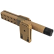 ESP Hardened Easy Lock 20'' Expandable Baton, Khaki Ergonomic (ExBT-20HE-KH BHT-55)
