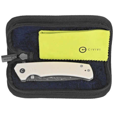 Nóż składany Civivi Merit Ivory G10, Damascus (C24012-DS1)