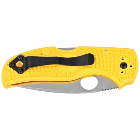 Spyderco Native 5 Salt Yellow FRN, Satin Plain MagnaCut (C41PYL5)