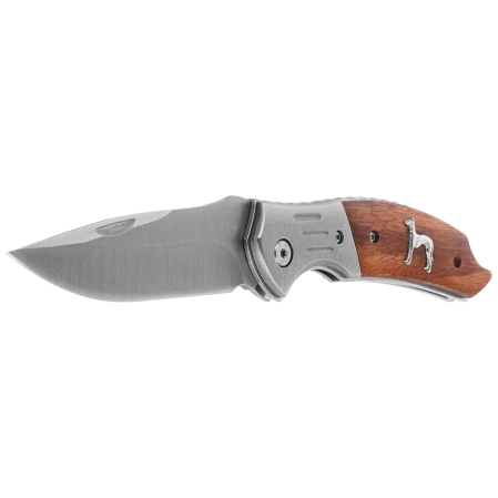Albainox Hunting Knife Zebra Wood, Satin 3Cr13Mov (25091)