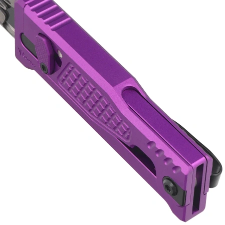 Nóż grawitacyjny Reate EXO-U V2 Purple Diamond Pattern Aluminium, Stainless Steel