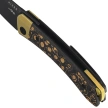 Nóż składany Kizer Mini MoMo Gold Titanium / Camo Gold Fat Carbon, Polished DLC S90V by Vladimir Legachev (Ki3663A3)